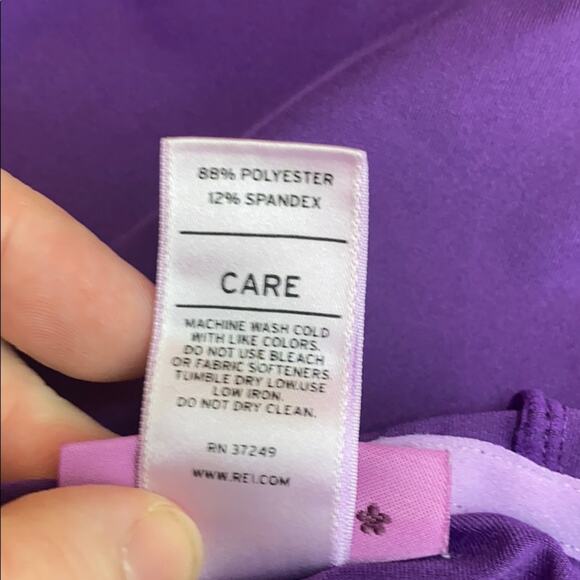 REI Infant Girls Purple Hooded Dress Size 12 Months - Picture 8 of 8